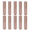 Miniatyrbilde 1 av 8: 10 stk. highlightere, miljøvennlige, anti-flekker, glitter, lys rosa, metallisk highlighter, markeringspenn for studenter