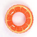 Miniatyrbild 1 av 4: Frukt Uppblåsbar Pool Float Badring Sommar Rolig Leksak för Barn