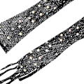 Miniatyrbillede 3 af 5: Rhinestone Mesh Lange Handsker til Kvinder