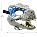 Pikkukuva 3 / 4: Monivärinen Velociraptor Sininen Naamio - 1kpl