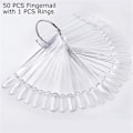 Miniatyrbillede 3 af 5: Transparent neglelak farveprøve display stand [50 stk.]