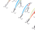 Pikkukuva 2 / 6: 8 kpl keinotekoinen Minnow-kalastusuhe, 5cm/3g, uppoava kova syötti, vaappujig-syötti