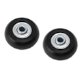 Pikkukuva 7 / 8: 2 kpl matkalaukun pyörän korvaavat mykät kumipyörät kääntyvät pyörän laakerikorjaussarjat 40 mm x 18 mm