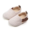 Miniatyrbillede 2 af 5: Baby Prewalker Bomuld Bløde Såler Forhindre Glidning Åndbar Gå Læringssko til Forår Sommer Abrikos 12cm/4.72in 29.2g/1.03oz