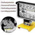 Miniatyrbild 3 av 5: 204W LED Arbetslampa 8600 Lm Ficklampa För Dewalt Xr 18V 20V Litiumbatteri 3 Tum