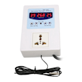 Miniatyrbillede 5 af 8: Digital LED temperaturregulator Vandtæt Plug and Play Opvarmning Køling Termostat til Opdræt Akvarier 110‑240V EU Stik