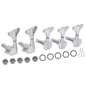 Miniatyrbild 2 av 8: Bass Tuners Set String Knob 5‑String Alloy Enclosed Winding Musical Instrument AccessoriesSilver