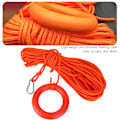 Pikkukuva 7 / 8: 8mm nylon kelluva hengenpelastuslanka Snorklausköysi Sukellus Uinti Hengenpelastajan pelastusköysi kelluvalla silmukalla