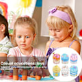 Miniatyrbild 6 av 7: Cloud Mud Fluffy Clay Kit Stress Relief Toy Doftande Lera Leksak för Barn och Vuxna Stretchig och Icke Klibbig DIY Smör Lera