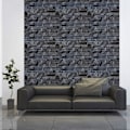 Miniatyrbild 3 av 5: Självhäftande vulkanisk stenpanel kakeldekaler - Material väggdekaler 70 x 77 cm - 1 styck