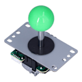 Miniatyrbild 4 av 8: Arcade Joystick Classic 5 Pin 8 Ways Arcade Joystick Reservdelar för Xbox 360 för PS2 för PS3Grön