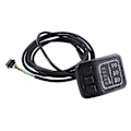 Miniatyrbillede 1 af 5: Elektrisk Cykel Display G20 LCD Display Kontrol 24V 36V 48V Hastighedsmåler Speedometer Ledningsført SM Stik