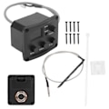 Miniatyrbild 3 av 8: Ukulele Pickup EQ färgtuner med LED-skärm Elbox 3-segments Equalizer Musical