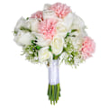 Miniatyrbild 5 av 8: Håller blomma ren elegant romantisk vacker bröllopsbukett för kontor i sovrummet