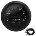 Voltmeter Mätare Smart Gränssnitt Stabil Prestanda Vibrationsreducering Universal Spänningsmätare för Bilmodifiering 12V