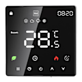 Miniatyrbillede 2 af 8: 3A Digital Termostat med LCD-skærm Smart Programmerbar Termostat med Touchscreen Hydronisk Kedel Termostat AC 90V‑240V WiFi