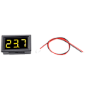 Miniatyrbild 1 av 8: Digital voltmätare 0,56 tum tvåtråds DC 2,5-30V Digital LED-display spänningsmätare (gul)
