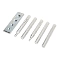 Pikkukuva 1 / 8: 5 kpl Snap Rivet Setter Die Punch Snap Kit iso asennustyökalu pohjalla rei'itysreiän asennusta varten