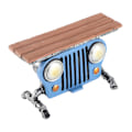 Miniatyrbillede 7 af 8: Retro Steampunk industriel bordmodel boligindretning