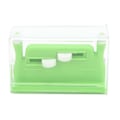 Miniatyrbillede 2 af 8: Multifunktionel nåletråder Dobbelt hul design 2.6x4.4x7.2cm/1.0x1.7x2.8in Plastik broderinåltråder Grøn