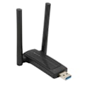 Miniatyrbild 5 av 8: Wifi 6-adapter 2,4G 573,5 Mbps 5G 1201 Mbps Dual Band WiFi 6 USB3.0 Trådlöst Nätverkskort för Stationär Dator Bärbar Dator