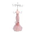 Miniatyrbillede 7 af 8: Mannequin Stand Hanging Tower Display Resin Ring Stand Model Kjole til piger Kvinder Pink