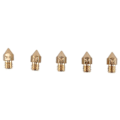 Miniatyrbilde 1 av 5: 5 stk. Egnet kompatibel med M200 V2 Hot-End Ekstruderingsvarmedyser 0,4 mm H59 Messingdyse