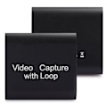 Miniatyrbild 2 av 8: HDMI-inspelningskort med loop out USB 2.0 Collector Streaming Realtime Live Video Recording (svart)