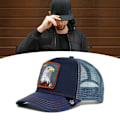Miniatyrbillede 5 af 8: Fuglebroderet mønster baseball cap til mænd, moderigtig udendørs rejseåndbar mesh baseball hat