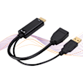 Miniatyrbilde 3 av 8: 4K 10MB/S multifunksjons HD-skjerm HDMI til DP-konverteradapterkabel