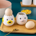 Miniatyrbillede 5 af 5: Sød Keramisk Kylling Æg Separator til Blomme og Hvid Køkken Gadget Bageværktøj