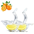 Miniatyrbillede 1 af 5: 2 Pak Fugle Citronpresser, Citronpresser Akryl Manuel Saft Limepresser Fugleform Citron Skive Kilepresser