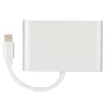 Miniatyrbillede 2 af 8: Type C til VGA+USB3.0+PD HUB aluminiumslegering 3 i 1 adapter til mus tastatur U-disk