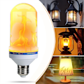 Miniatyrbillede 1 af 7: LED E27 360° Flammeeffekt-Glühbirne Dekorative Urlaubslampe