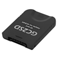 Miniatyrbilde 4 av 8: GC2SD-kortleser Plug and Play bærbar profesjonell spillkonsoll Micro Storage Card Adapter for Wii for GC Black