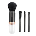 Pikkukuva 8 / 8: 4 in 1 Retractable Makeup Brush Set for Travel Blush Bronzer Contouring Blending Buffing Eye Shadow Blush Portable Makeup Brushes