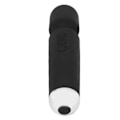 Miniatyrbillede 8 af 8: Håndholdt mini vibrerende stav USB-opladning 20 tilstande 8 hastigheder Reducer ømhed Mini Kraftig håndholdt massager Sort
