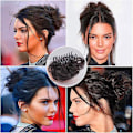 Pikkukuva 6 / 8: Clip in Messy Bun Messy Hair Bun Hiussolmio Pidennetty kynsipidike naisille naisille tytöille