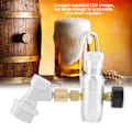 Miniatyrbild 7 av 8: Homebrew CO2 16g Regulator Charger Kit Gas Disconnect Home Fat Beer Kegerator (0-150 PSI)