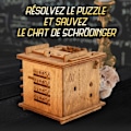 Miniatyrbild 5 av 5: Rött syra gren escape room pussel - 60min boxad kattmodell trä 3D logikspel presentask