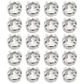 Miniatyrbilde 6 av 8: 20 stk Claw Rhinestones Shiny DIY Håndsying Skodekorasjon Klærtilbehør (14 x 10 mm oval form)