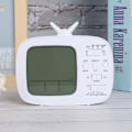 Miniatyrbild 7 av 8: Smart väckarklocka Multifunktionell LED Digital Display 12/24 Timmars Växling Hushåll Sovrum Tillbehör Vit