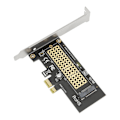 Miniatyrbillede 4 af 8: NVMe PCIe Adapter 5 Gbps Båndbredde NVME Interface Plug and Play PCIe til M.2 SSD Adapter med køleplade til M Key SSD