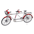 Miniatyrbild 4 av 8: Tandem Mini Cykelmodell Hög Simulering Utsökta Detaljer Legering Cykelmodell för Hemmakontor Skrivbordsdekorationer Gåvor