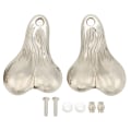 Miniatyrbilde 1 av 8: Støtfangerkuler Bull Nuts Sink Alloy Hengende Truck Balls Muttere for 1/10 Universal RC CarsSølv