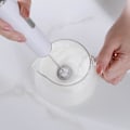 Miniatyrbilde 2 av 5: Håndholdt Elektrisk Melkeskummer - Batteridrevet Skummaker for Kaffe, Cappuccino, Latte, Matcha, Varmt Sjokolade - Mini Drikkemixer