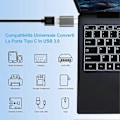 Miniatyrbillede 2 af 5: USB 3.0 til USB C Adapter, USB C Han til USB A Hun OTG Adapter, Thunderbolt 3 til USB 3.1/3.0/2.0 til Galaxy, MacBook Pro og Andre Enheder med USB