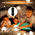 Miniatyrbild 3 av 5: 10-pack svart in-line-strömbrytare för små apparater och LED-lampor