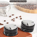 Miniatyrbild 4 av 5: 53 mm Kaffedistributör, espressodistributionsverktyg, espressodistributör jämnare, kaffenivellerare för Zekai