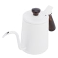 Miniatyrbillede 4 af 8: 700 ml hånddryp kaffekande 304 rustfrit stål lang tud kaffebrygningskedel med træhåndtag